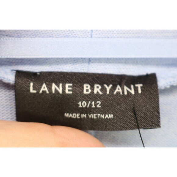 Lane Bryant Blue Button-Up Sweater-Long Sleeve-Size 10/12-New w/Tags - Picture 5 of 9